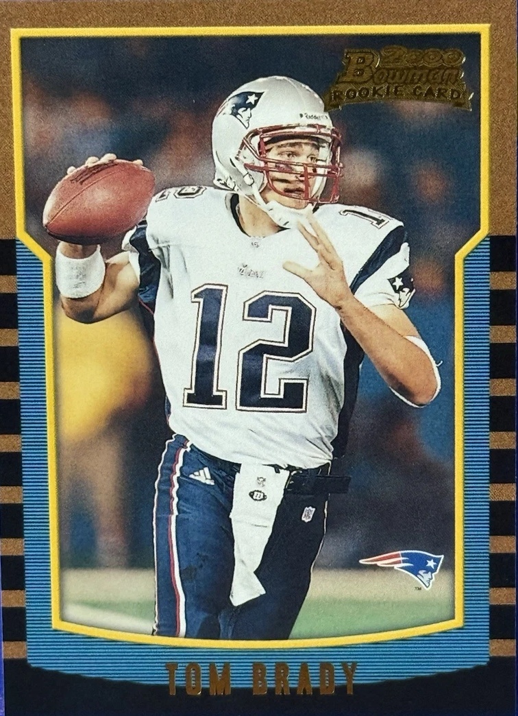 Football trading card being scanned with Ripix